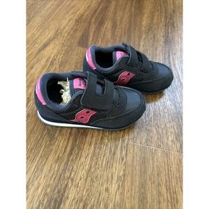 Saucony Girls Jazz HL Sneaker Navy/Pink Size 9M Little Kid NWOT